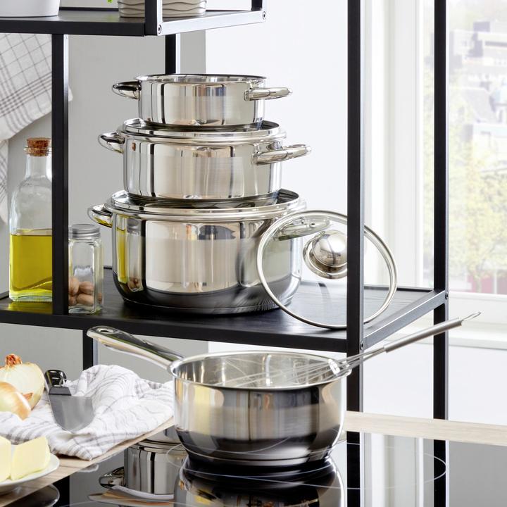 Actual product image Lipo Luca Bessoni (Pan set + pot set, Stainless steel)