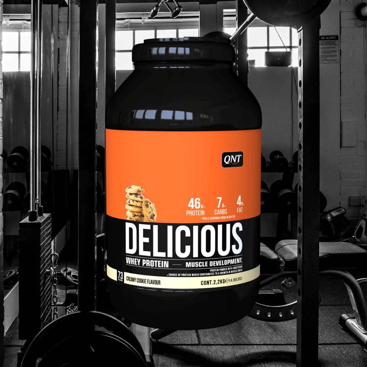 Actual product image QNT Delicious Whey Protein (Creamy Cookie, 1 pcs., 2200 g)