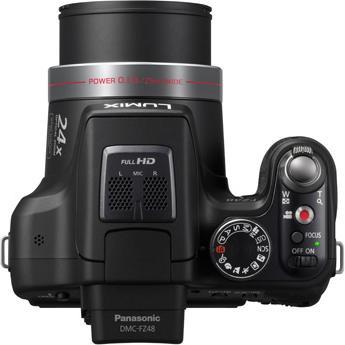 Actual product image Panasonic Lumix FZ48, 12MP, 24x zoom, HD movies, black (1/2,3'')