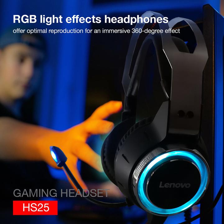 Image du produit Lenovo Casque de jeu HS25 (Filaire)