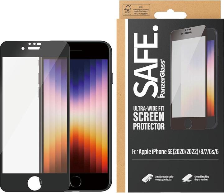 Image du produit Safe. Protection d'écran Case Friendly iPhone 6/6s/7/8/SE (2020/2022) (1 pièce(s), Apple iPhone 6s, Apple iPhone 7, Apple iPhone SE (3ème génération), Apple iPhone SE (2ème génération), Apple iPhone 6, Apple iPhone 8)
