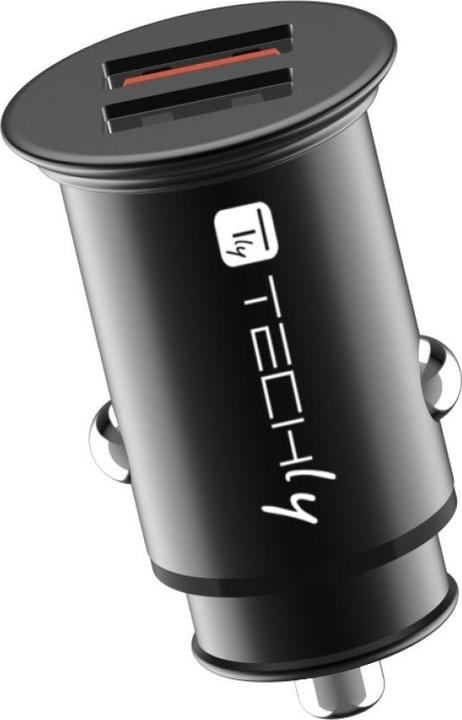 Produktbild Techly Mini Car Charger 2 Ports USB-A