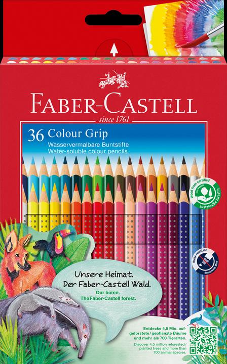 Actual product image Faber-Castell colour grip (Multicolor, 36 x)
