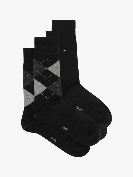 Tommy Hilfiger Men Sock Check 2p (2er Pack, 39 - 42)