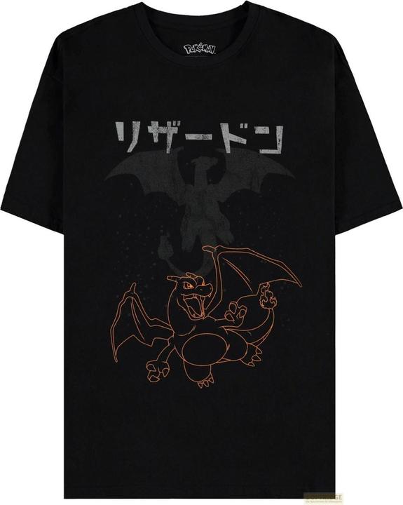 Difuzed Pokémon - Charizard Short Sleeved T-shirt - S (S)