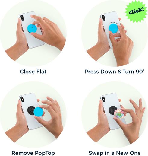Produktbild PopSockets PopGrip Premium Bulbasaur Terrarium