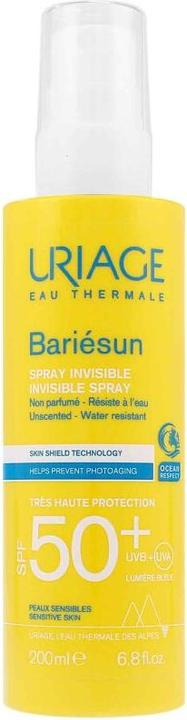 Image du produit Uriage Sun SPF50 Light Spray FF 200ml (Spray solaire, SPF 50, 200 ml, 200 g)