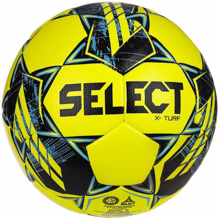Produktbild Select Piłka nożna X-Turf 5 v23 FIFA Basic żółto-niebieska 17785 (4) (4)
