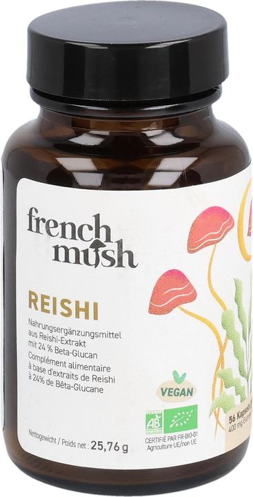 French mush Reishi (56 Stück, Kapseln, 56 g)