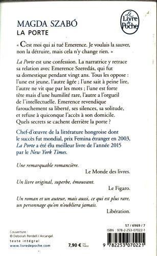 Actual product image La porte (French, MAGDA SZABO, 2017)