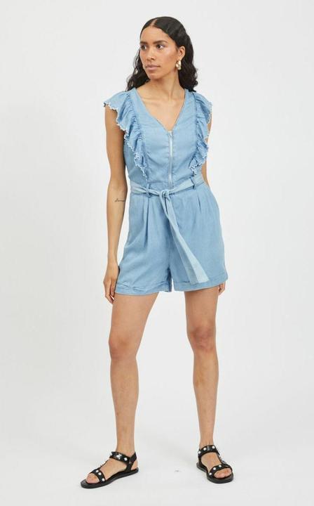 Produktbild Vila Gürtel Rüschen Playsuit (36)