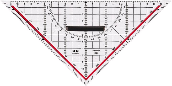 Produktbild M+r Geometriedreieck (22 cm)