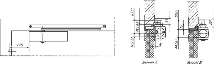 Produktbild Geze Türschliesser TS 3000 V | EN 1-4 | mit Gleitschiene, ohne Feststellung, schwarz