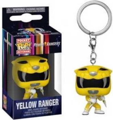 Immagine prodotto Funko Power Rangers 30th présentoir porte-clés Pocket POP! Vinyl Yellow Ranger 4 cm (12)
