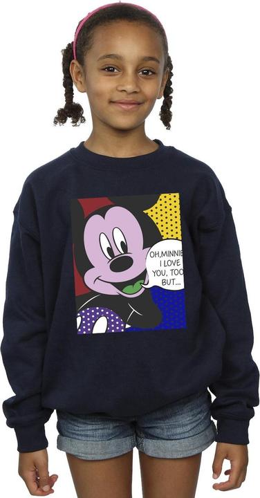 Produktbild Disney Mickey Mouse Oh Minnie Pop Art Sweatshirt Mädchen (140, 146)
