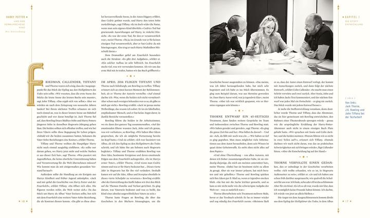 Produktbild Harry Potter und das verwunschene Kind: Die Entstehung – Hinter den Kulissen des gefeierten (Deutsch, Ursula Held, J.K. Rowling, Anja Hansen-Schmidt, 2021)