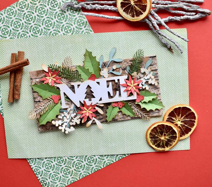 Actual product image Folia Sizzix | Thinlits die set Winter foliage