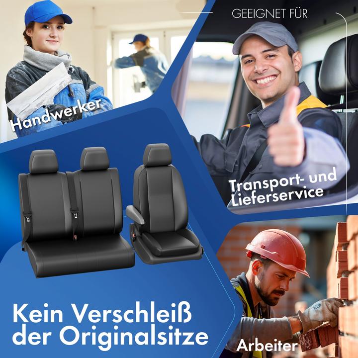 Actual product image Walser Seat covers for Mercedes Viano and Vito W639 for 2 single seats BJ 06/2003 - 2013