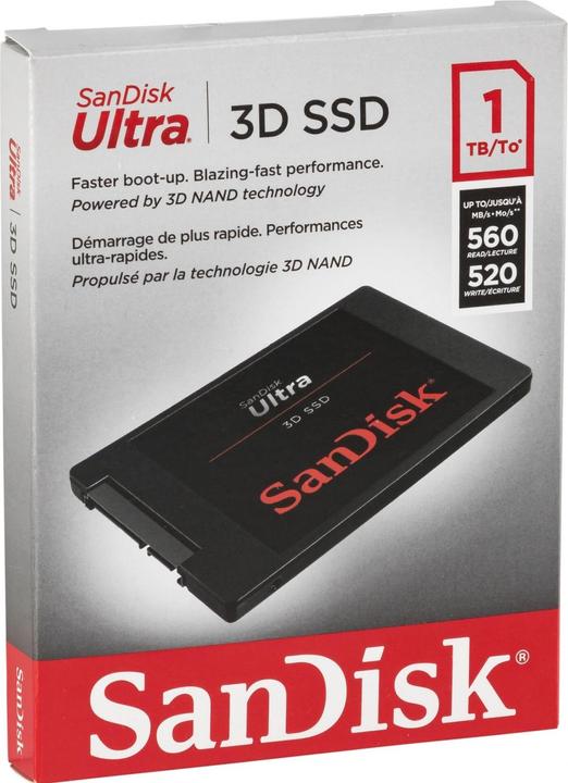 Produktbild SanDisk Ultra 3D (1000 GB, 2.5")