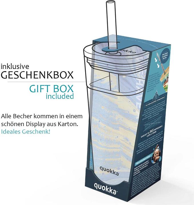 Actual product image Quokka Cube glass (0.54 l)
