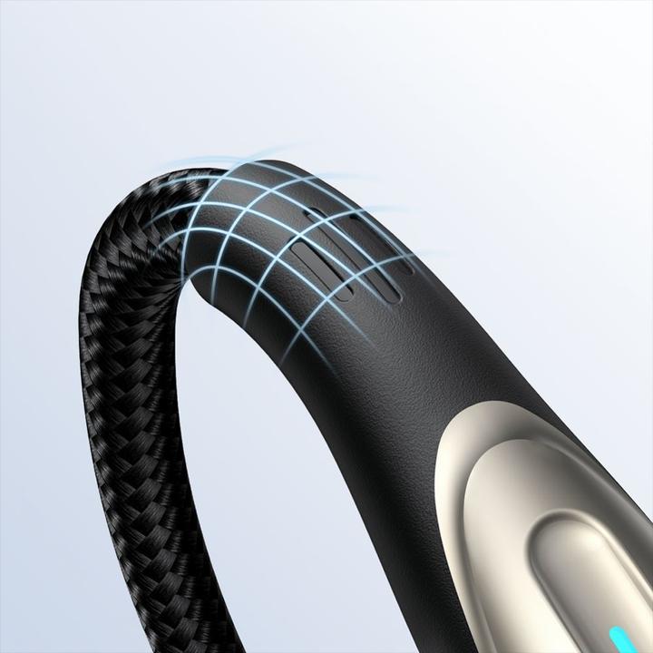 Actual product image Joyroom Star-Light Series SA27-CC5 USB-C / USB-C cable 100W 2m - black (1 m, USB 1.0)