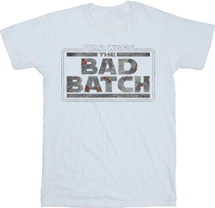 Immagine prodotto Star Wars The Bad Batch Texture Logo Maglietta Uomo (XXL)