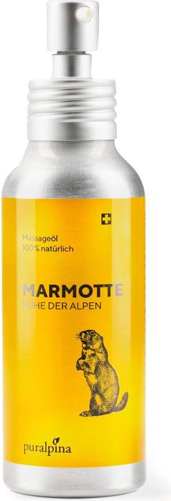 Puralpina Marmotte Massage-Öl Ruhe der Alpen (100 ml)