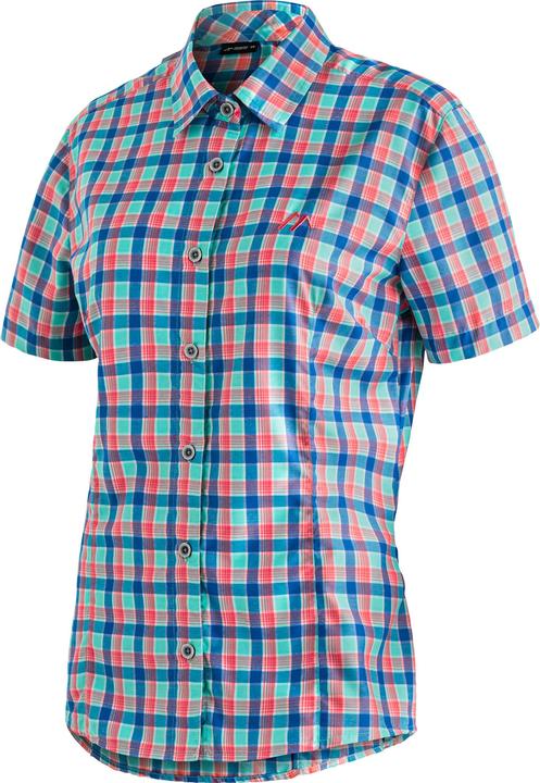 blue red check
