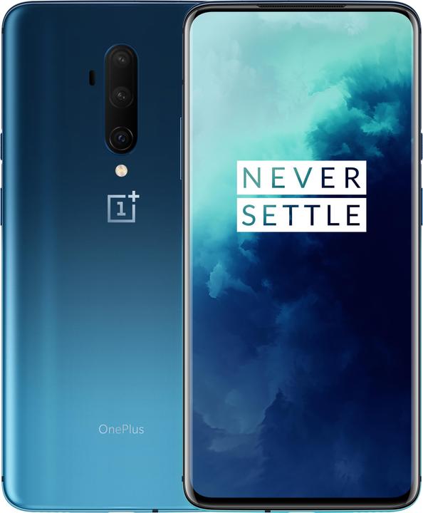 OnePlus 7T Pro (8GB) (256 GB, Haze blue, 6.67", Dual SIM, 48 Mpx, 4G)
