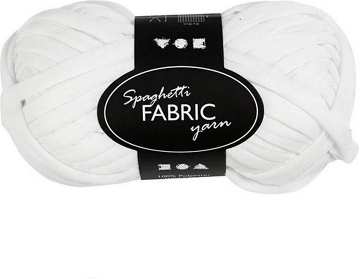 Actual product image Creativ Company Fabric yarn Spaghetti White (35 m)