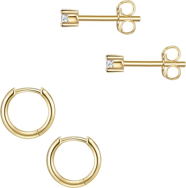 Image du produit Lulu & Jane Parure femme (boucles d'oreilles 2 pièces) laiton - 35234 (Laiton)