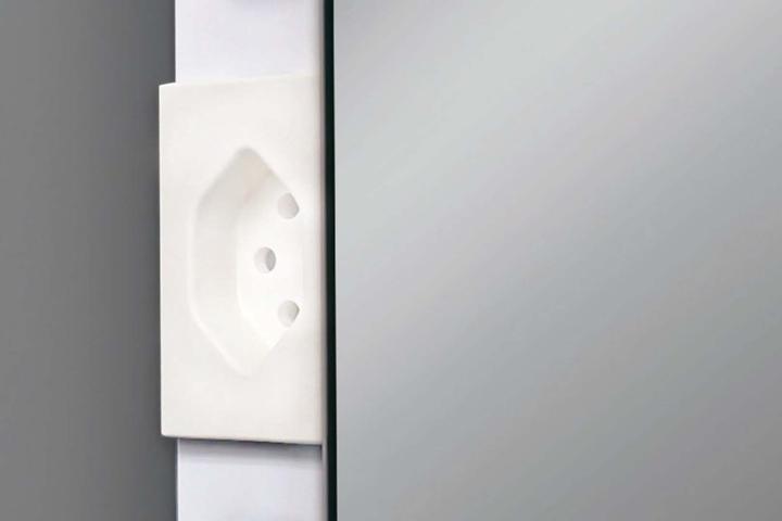 Image du produit Schneider ARANGALINE avec miroir chauffant miroir lumineux LED, avec prise de courant, 127x78x14cm