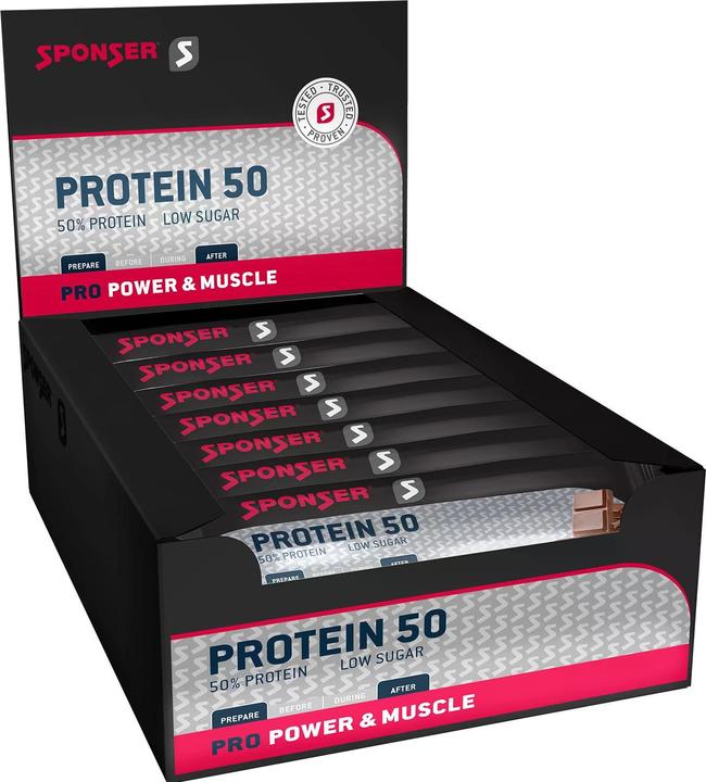 Sponser Protein 50 (Schokolade, 20 Stk., 1400 g)