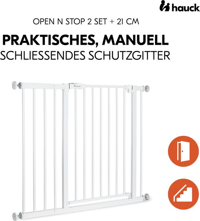 Image du produit Hauck Open N Stop 2 Set + 21 cm White (96 cm)