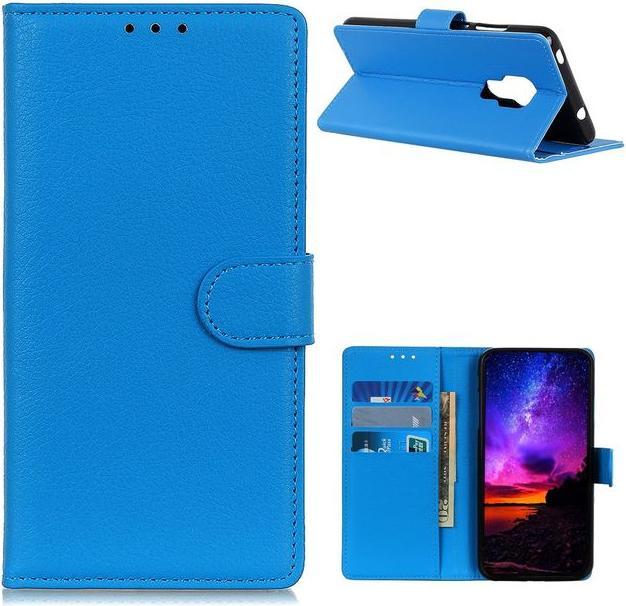 Produktbild MU Classic Litchi Leder Bookcover Series (Motorola Moto G9 Play)