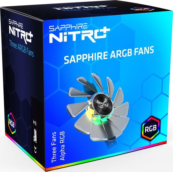 Actual product image Sapphire ARGB fan for Nitro+ (95 mm, 1 x)