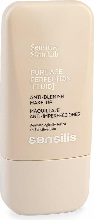 Produktbild Sensilis Pure Age Perfection Makeup 8 Stunden lang anhaltend gegen Hautunreinheiten für ölige Haut und (Farbton 01 Beige)