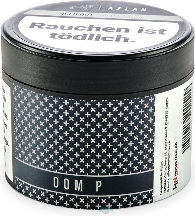 Produktbild Azlan Iced Out Shisha Tabak - Dom P 200g (Erdbeere, Minze, Vanille, 200 g)