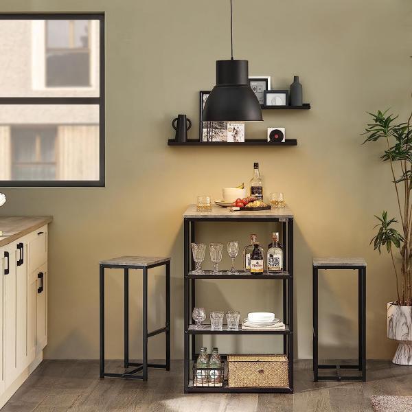 Actual product image SoBuy Bar table with 2 chairs (110 x 97 x 60 cm)