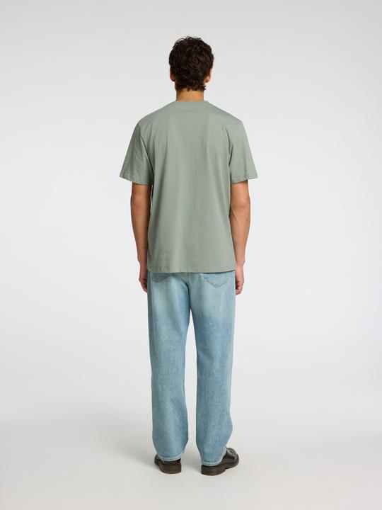 Actual product image Selected Homme Flame yarn cotton T-shirt (S)
