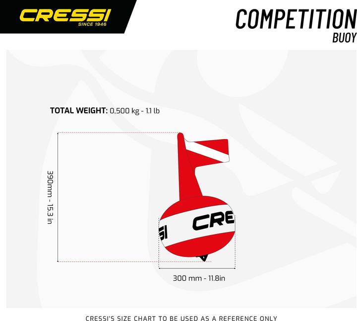 Actual product image Cressi Competition buoy line