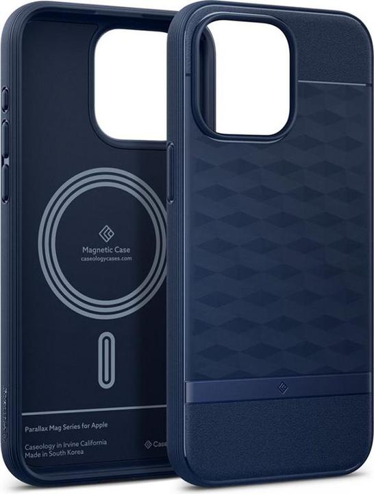 Actual product image Caseology Parallax Mag Magsafe Iphone 15 Pro Midnight Blue (Apple iPhone 15 Pro)