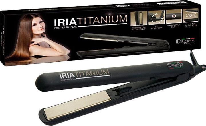 Actual product image Italian Design professional iria titanium (Straightening iron)