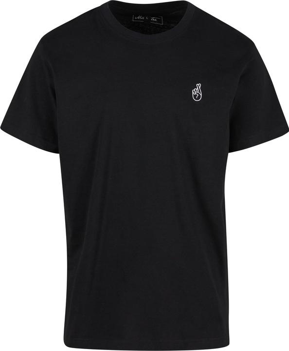 Actual product image Mister Tee MisterTee Crossed Fingers Handsign EMB Tee - 193925 (M)
