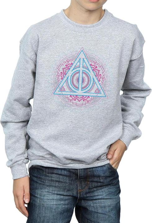 Immagine prodotto Neon Deathly Hallows Felpa Ragazzi (140, 146)
