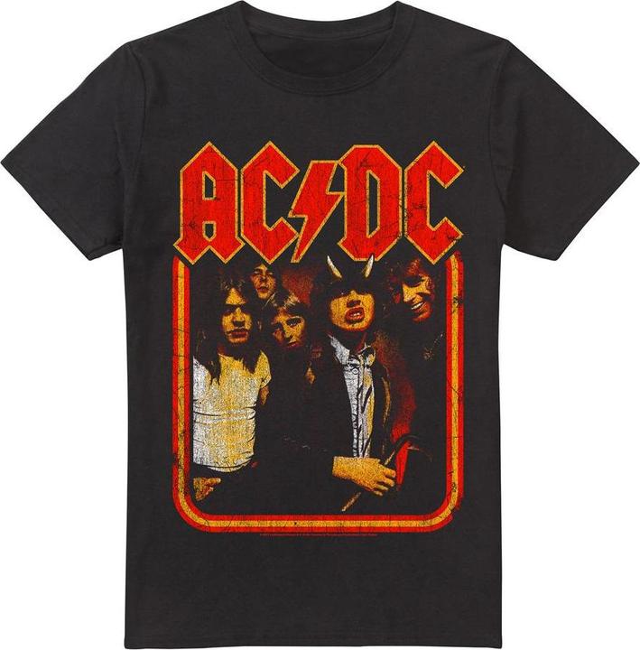 Actual product image AC/DC Mens Group Distressed T-Shirt (4XL)