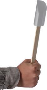 Actual product image Metaltex Dough scraper with wooden handle