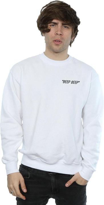 Actual product image Looney Tunes Mens Beep Beep Breast Print Sweatshirt (L)