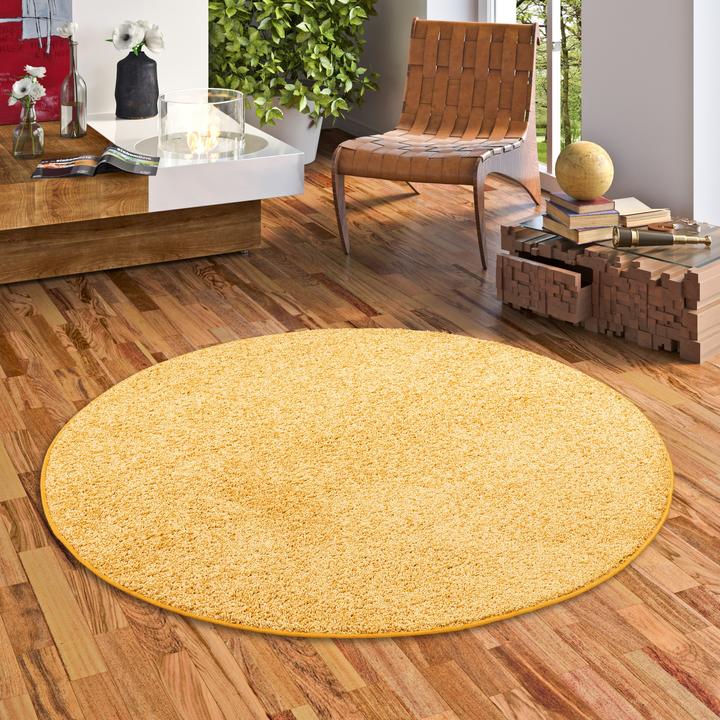 Produktbild Snapstyle Hochflor Velours Teppich Mona (Ø 100 cm)