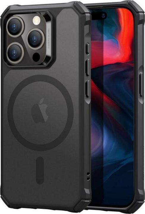 Actual product image ESR Air Armor Halolock Magsafe Iphone 15 Pro Max Frosted Black (Apple iPhone 15 Pro Max)